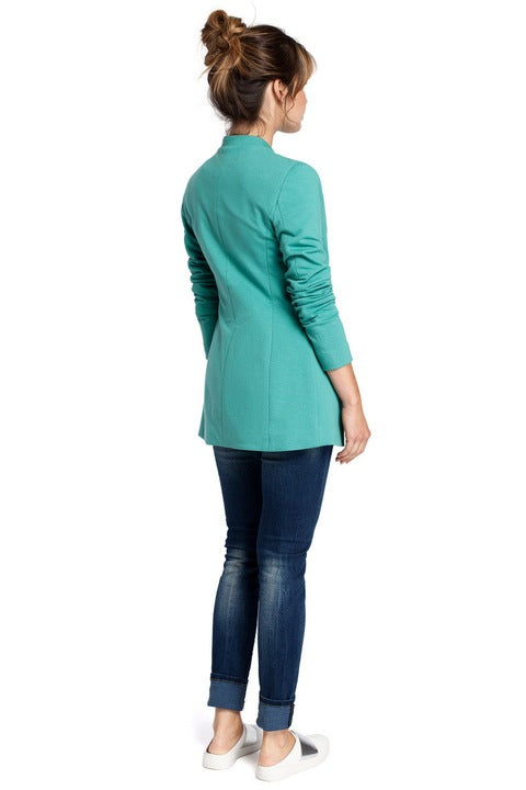 Be Wear Women's cotton dress "Hug me" with long sleeves, black