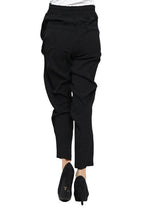 Women's sports pants with floral print Desigual, black