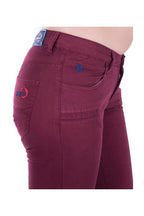Giorgio di Mare women's cotton jeans, Bordeaux