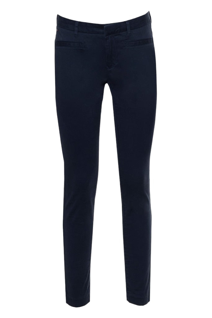 Women's trousers Tommy Hilfiger Jeans Sienna, navy blue