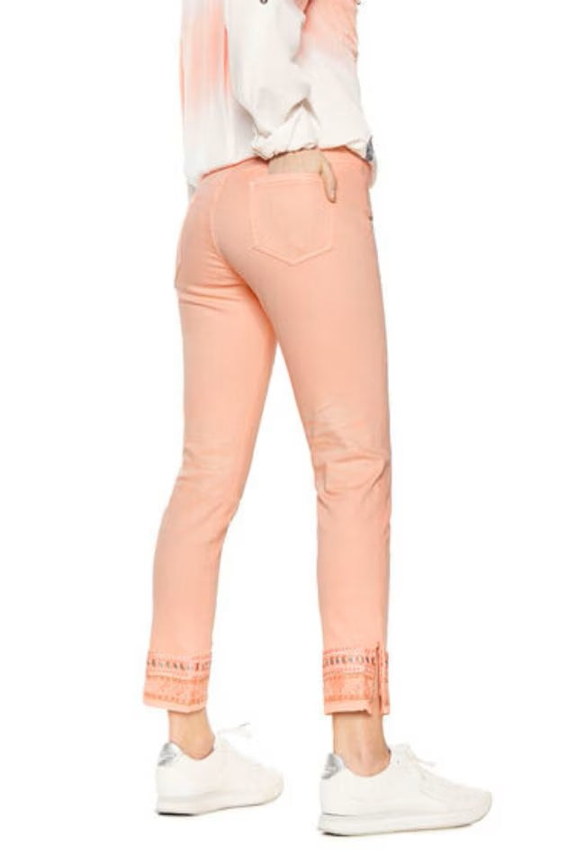 Cry Baby Denim Desigual Women's cotton jeans, orange