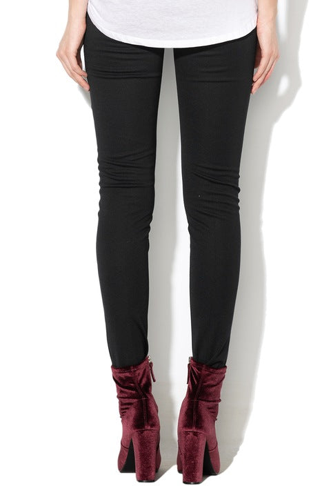 Women's sporty-elegant pants Desigual Abril, black