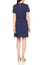 Women's knitted dress Tommy Hilfiger, dark blue with decoration