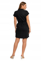 Flip-Flop Sporty-elegant cotton dress-shirt, black
