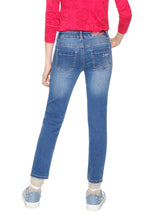 Desigual Casamian children's jeans with sequin stars, blue