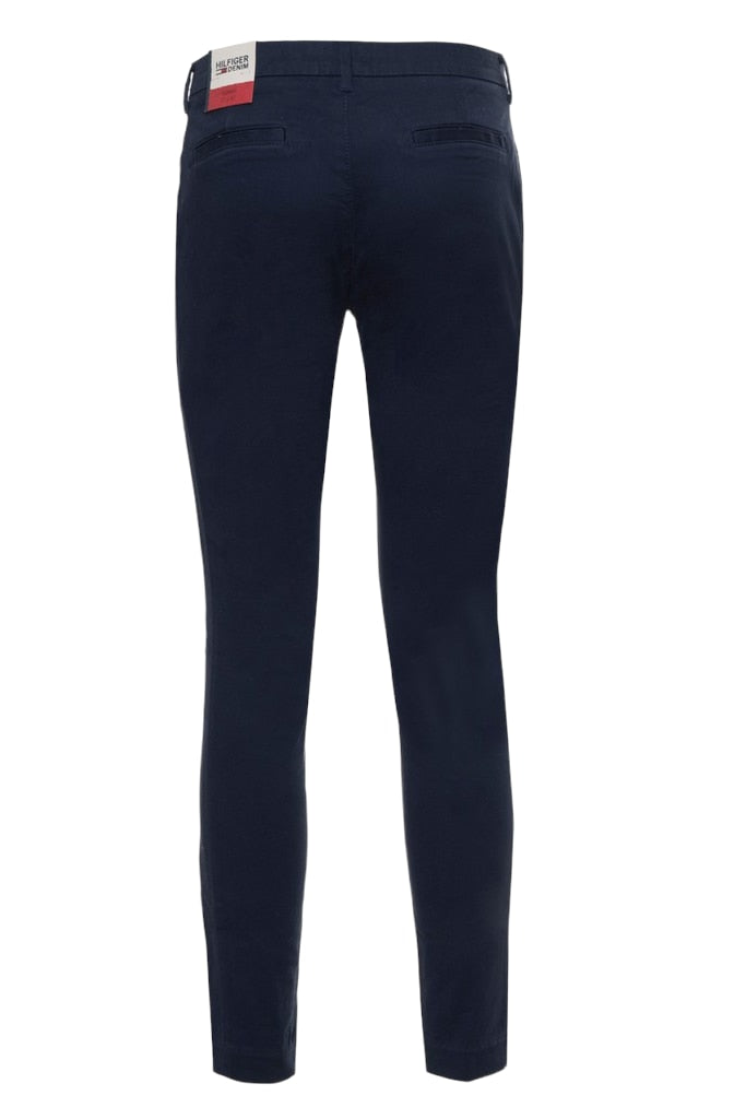 Women's trousers Tommy Hilfiger Jeans Sienna, navy blue