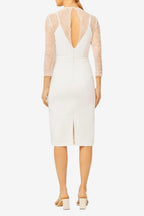 Ivy &amp; Oak Formal dress with lace, white 