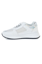 Sneakers with holographic details MUSK, white