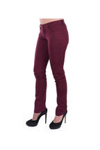 Giorgio di Mare women's cotton jeans, Bordeaux
