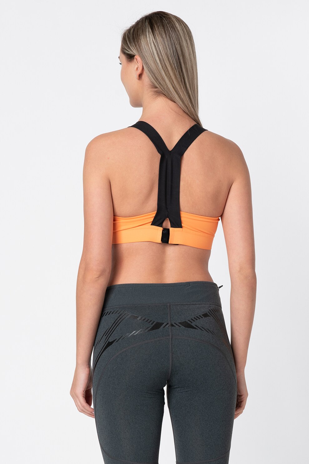 Adidas Climachill Дамски спортен сутиен, оранжев