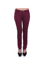 Giorgio di Mare women's cotton jeans, Bordeaux