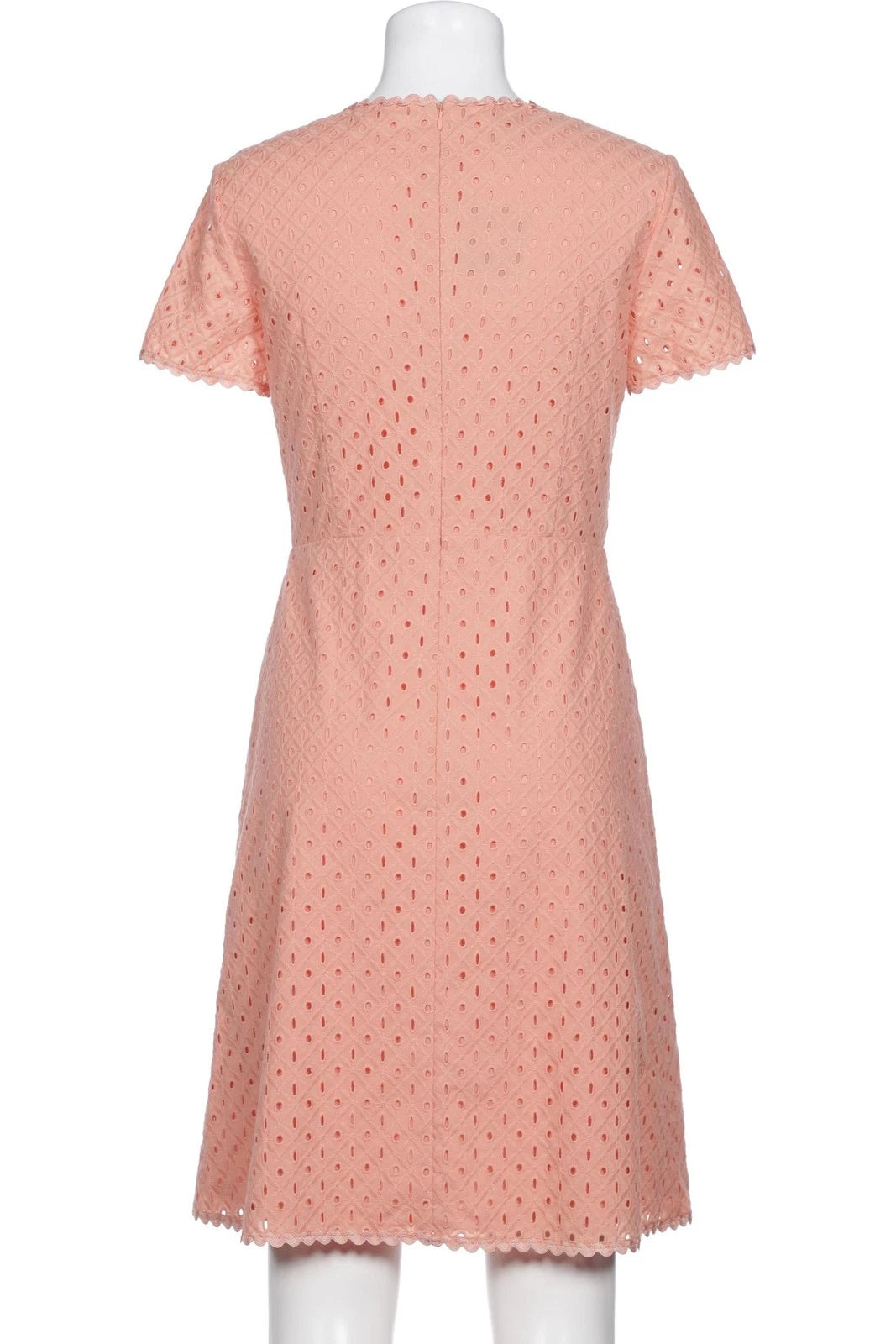 Escada Women's cotton dress with embroidery, peach color