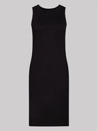Taifun Women's short straight dress, black