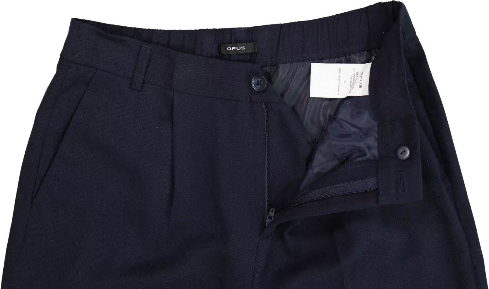 Women's trousers OPUS "Majoola", navy blue