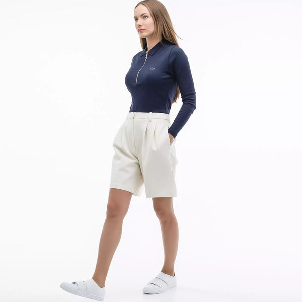 Lacoste Дамски летен панталон, цвят екрю