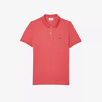 LACOSTE Детска памучна тениска с лого, оранжева