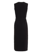 Nife Women's Casual Shirt-Dress, Black