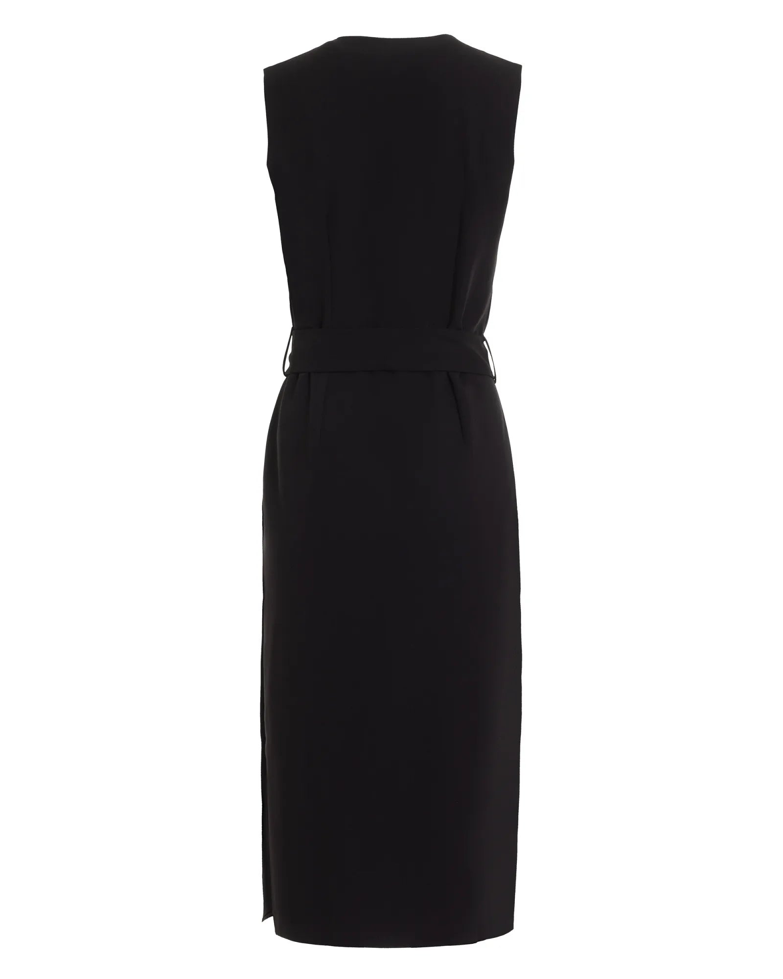 Nife Women's Casual Shirt-Dress, Black