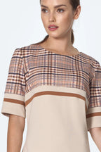 Nife Women's casual dress, beige