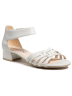 Women's Caprice sandals, white
