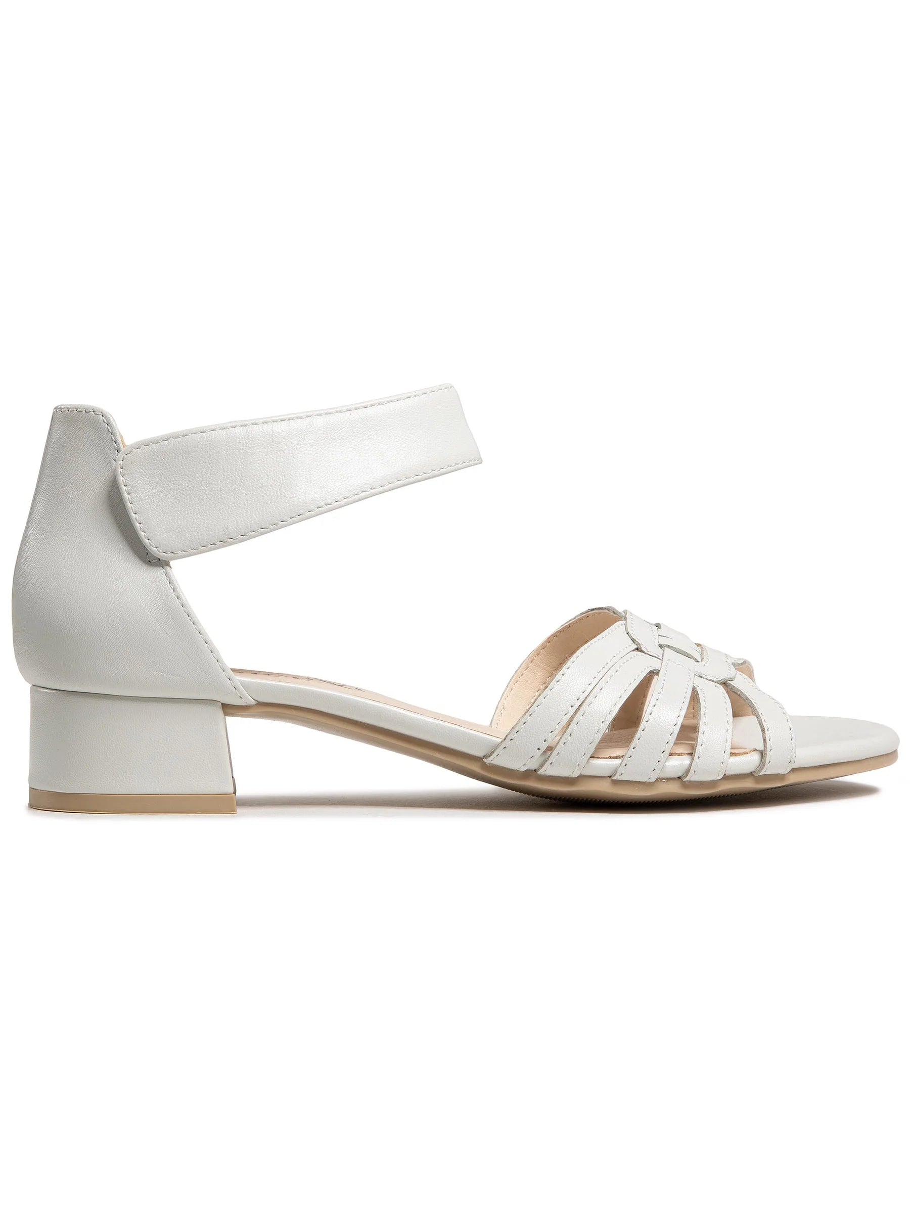 Women's Caprice sandals, white