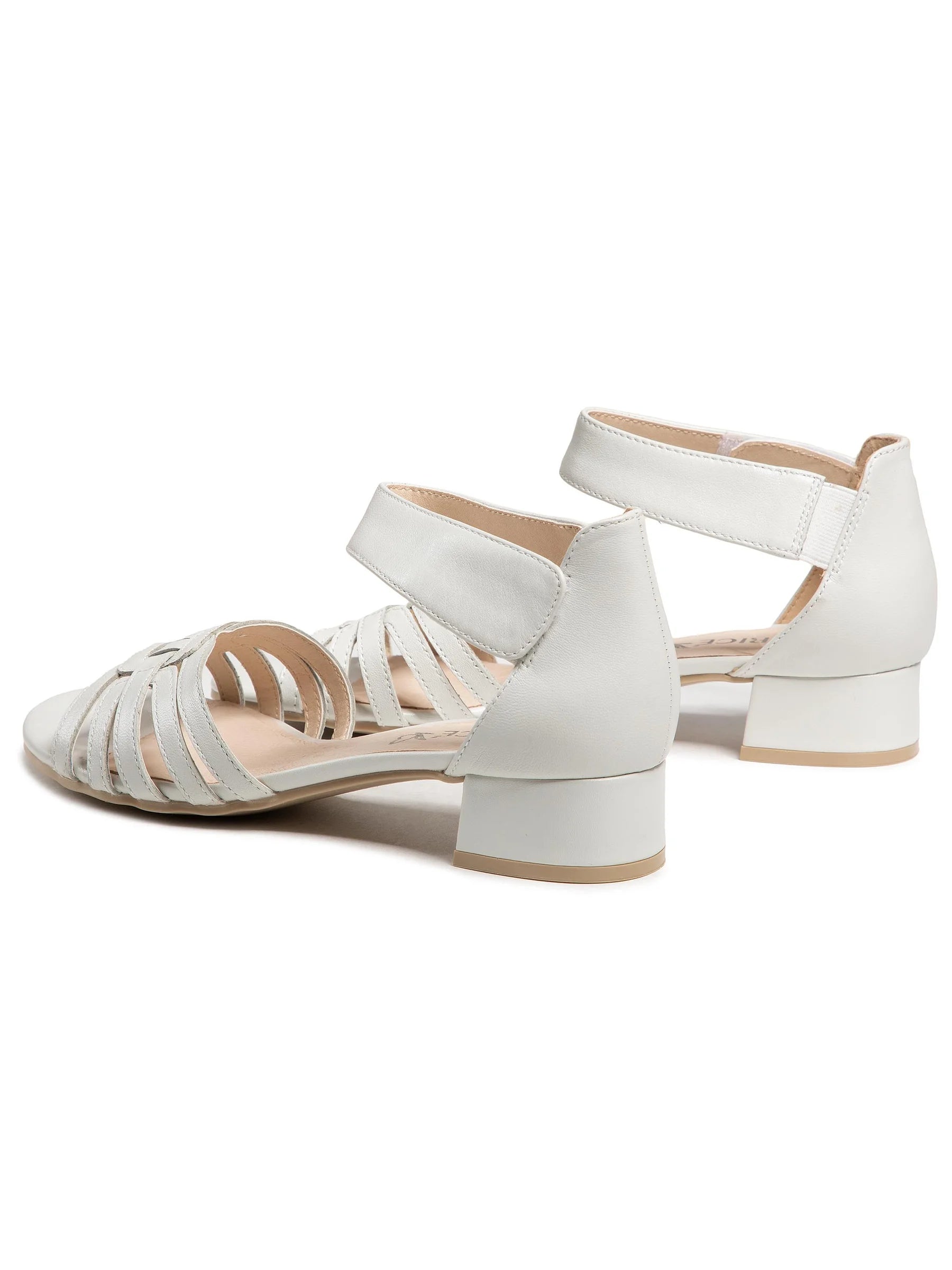 Women's Caprice sandals, white