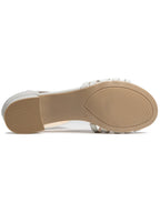 Women's Caprice sandals, white
