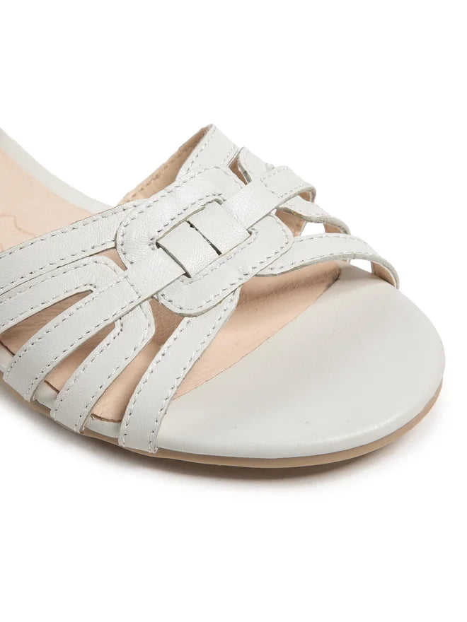 Women's Caprice sandals, white