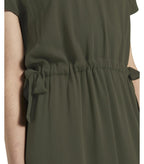 TOM TAILOR Women's casual summer elastic dress, green