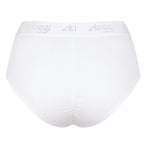 Sloggi Maxi 79 Women's Bikini Set, White and Black