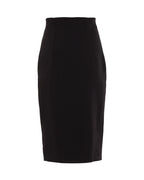 Nife Women's Casual High Waist Skirt, Black