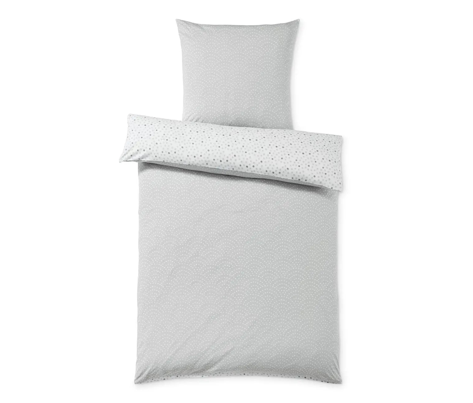 Dotted bedding set, duvet cover and pillowcase 155 x 220 cm
