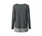 Спортна тениска 2 в 1, сива, S 36/38