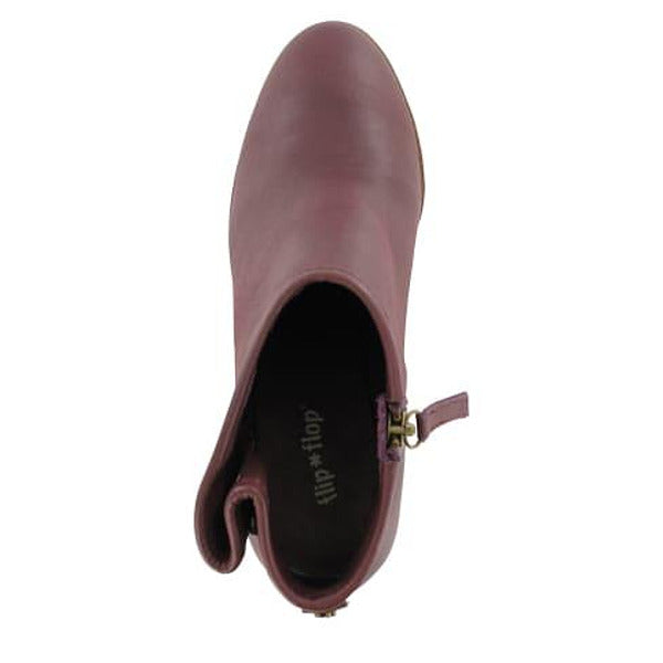 Стилни дамски боти Flip Flop „Tango“,  бордо, 39