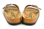 Women's slippers with print and anatomical sole Calceo