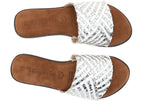 Women's slippers in silver color TAMARIS