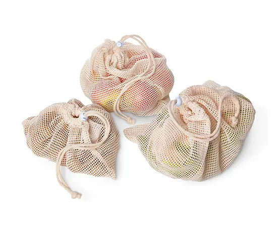 Памучна мрежа за съ?
ранение на плодове и зеленчуци, 3 броя