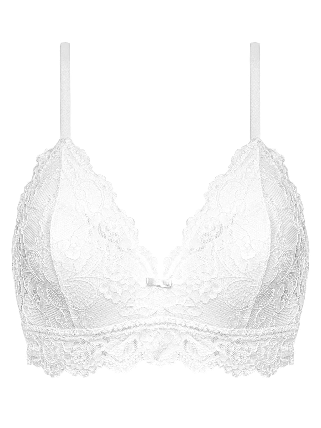 Сутиен без банели с триъгълна форма и елегантна дантела Triumph Tempting Lace P Non-Wired Bra