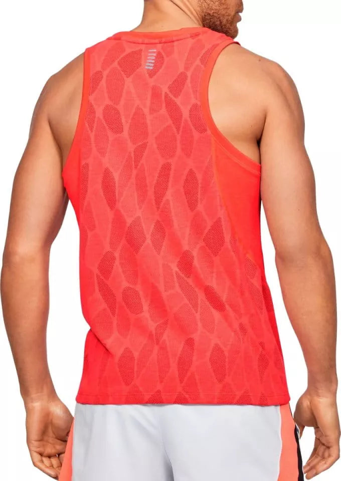 Men's tank top Under Armour UA Streaker 2.0 Shift Singlet, orange