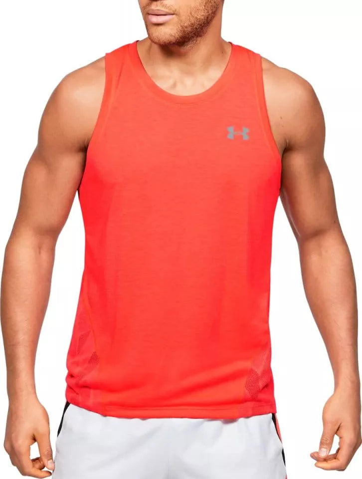 Men's tank top Under Armour UA Streaker 2.0 Shift Singlet, orange