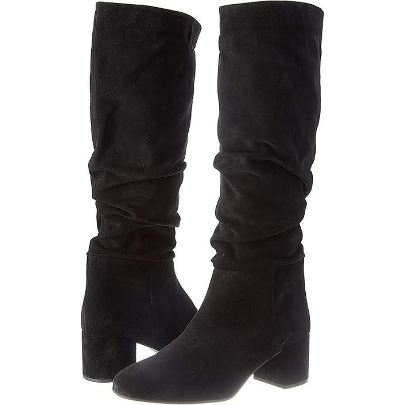 Women's suede high boots HÖGL Daily High Boots, black