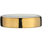 Wenko керамична сапунерка цвят - златен и бяло