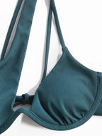 Zaful One-Strap Underwire Swimsuit, Multicolor