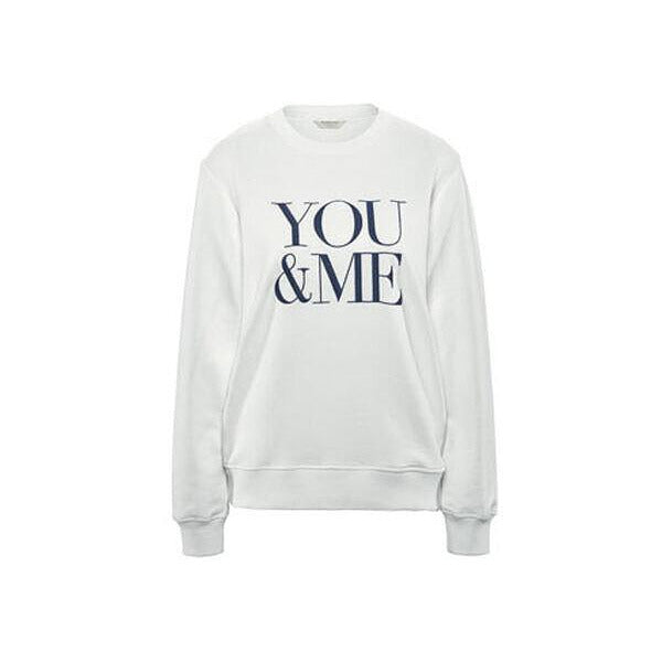 Дамска блуза с дълги ръкави YOU&ME, бяла, M